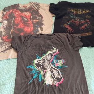 Spider-Man Large 3 shirt bundle